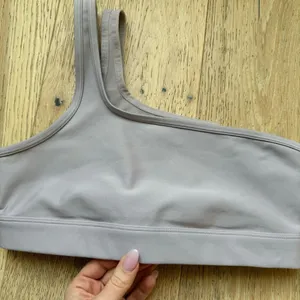 Alo Yoga Airlift Excite One Shoulder Double Strap Sport Bra Dusk Purple Size XS thumbnail 3