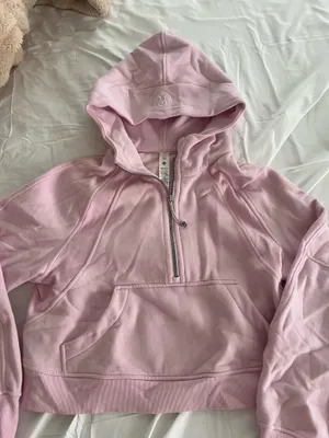 Lululemon Pink Scuba Oversized Half-Zip thumbnail 1