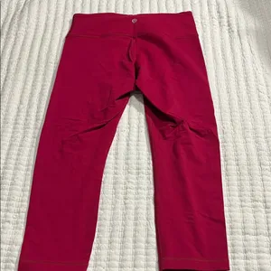 lululemon athletica red Leggings thumbnail 3