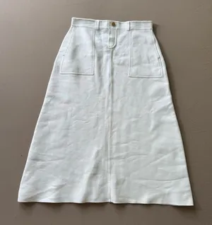 Apparalel Denim Style A-Line Knit Skirt thumbnail 1