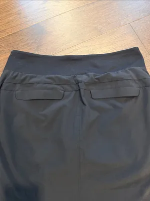 Athleta Black Active Mini Skort with Zipper Pockets Size Large (?) - C51-031 thumbnail 6