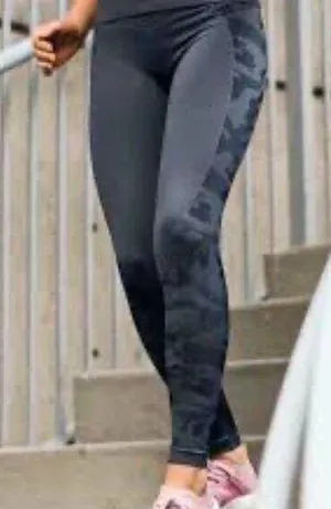 ZYIA Active performance camo seamless leggings grey black high rise ‎ Size Small thumbnail 1
