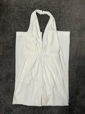 Boutique White open back jumpsuit thumbnail 3
