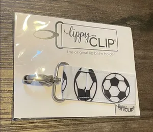 LippyClip Soccer Lip Balm Holder thumbnail 1