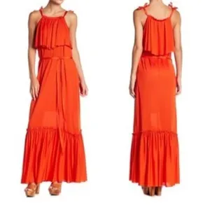 $250 Nwt red‎ free people small dress thumbnail 3