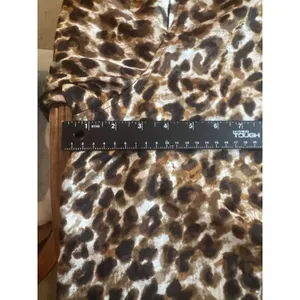 REBECCA MINKOFF Shirt Blouse Womens Size 3X Leopard Print Satin Button Up thumbnail 9