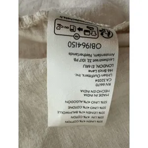 Free People We Are Free Made For Sun Linen Shirt Wet‎ Plaster Women's Size Small thumbnail 11