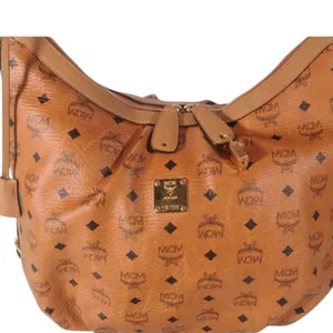 MCM Aren Hobo in Visetos Coated Canvas - Cognac thumbnail 9