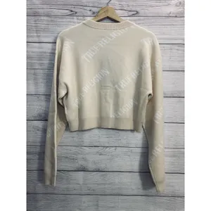 NEW! True Religion AOP Cropped Soft Cardigan Sweater Women's M thumbnail 2