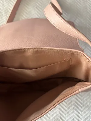 Classic Women's Saddle Crossbody Bag in Blush Pink thumbnail 6
