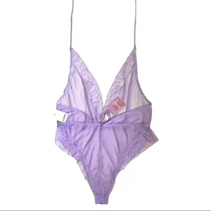 Savage x Fenty Lingerie Teddy Lavender Mesh Bodysuit 3Xl NWT thumbnail 8