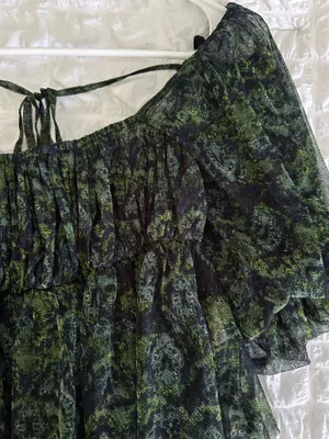 Green Free People Top thumbnail 4