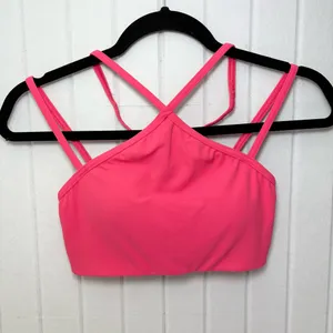 Lululemon Flow‎ Y Strappy Bra Nulu Light Support,Lip Gloss size 4 thumbnail 2