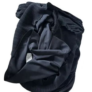 Abercrombie & Fitch Satin Micro Pleated Black Mini Dress Womens XXS Tall Party thumbnail 11