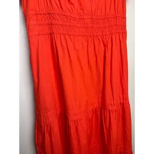 Quince Organic Cotton Poplin Tiered Maxi Dress Sz.M thumbnail 4