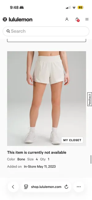 Lululemon Hotty Hot Shorts 4" thumbnail 3