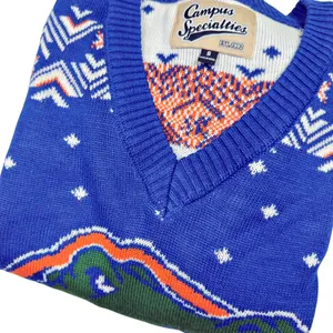Campus Specialties SM UF Florida Gators V Neck Sweater Game Day College Fan thumbnail 2
