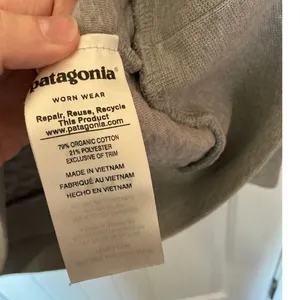 Patagonia Worn Wear Quilted Snap Sweater XSmall Grey thumbnail 4