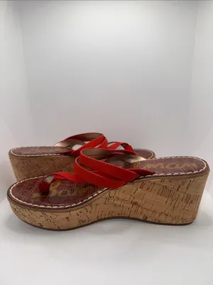 SAM EDELMAN Rasha Platform Wedge Sandals Women’s 7.5 thumbnail 6
