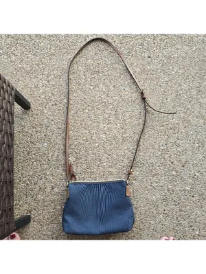 Dooney & Bourke Navy Blue Nylon Crossbody Adjustable Strap Small Minimalist thumbnail 11