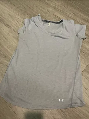 Under Armour Women’s Light Gray Short Sleeve Performance Tee - Heather thumbnail 1