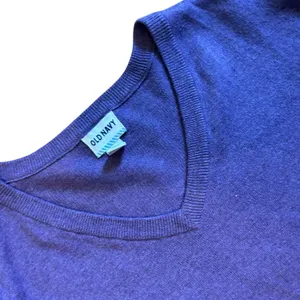 Women's Old Navy Purple Lightweight Tunic Minimalist Sweater SZ XXL 100% Cotton thumbnail 5