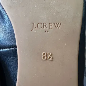 J. Crew Lizzie Leather Ballet Flats Black Women’s‎ Size 8.5 thumbnail 10