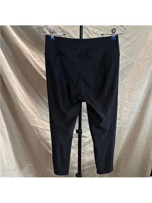 Nike Black Leggings with White Swoosh thumbnail 3