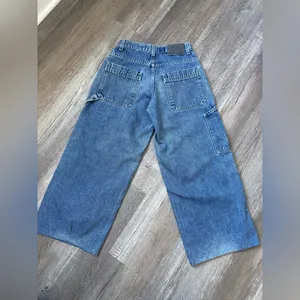 VTG LEVIS SILVER TAB Cargo Denim Pants Capris Size 24 25 M 12 Faded thumbnail 7