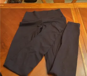 LULULEMON Women's Wunder Under High-Rise Cotton Pants Leggings 24” X 31” Size 6 thumbnail 1