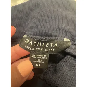 Athleta Soho Skort Women's Size 4T Athletic Skirt Blue thumbnail 5
