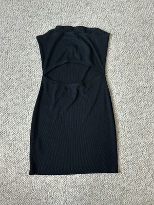 Shein Black Mini Dress Bodycon thumbnail 2