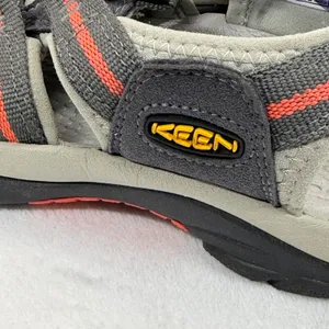Keen Waterproof Water Newport Hiking Sandals Shoes Gray Orange Accent Size‎ 8 thumbnail 10