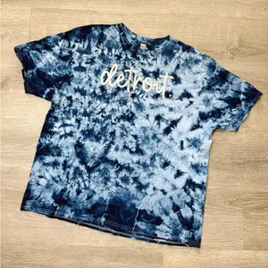 •DETROIT TEE• Blue Size XXL thumbnail 1