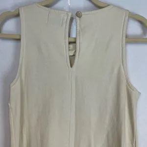 Juicy‎ Couture Dress Women's Small Beige Stretch Polka Dot Studded Mod Sheath thumbnail 13