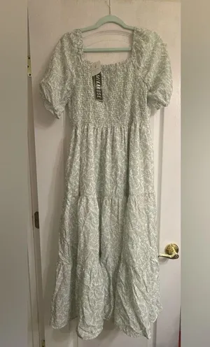 Mikarose ‘The Drew’ Maxi Small Floral Maxi Dress - size XL thumbnail 3