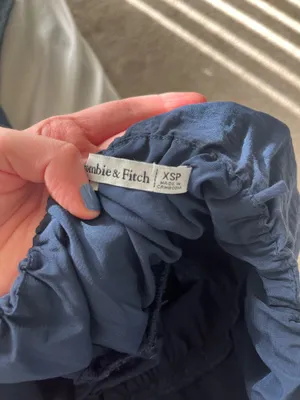 Abercrombie and Fitch navy maxi dress thumbnail 4