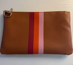 Ipsy makeup bag brown thumbnail 1