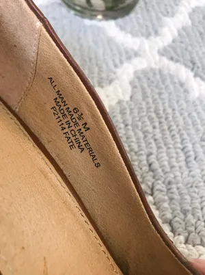 MIA closed Toe Brown Leather Wedge High Heel thumbnail 9