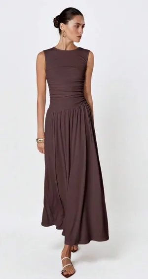 Brown Dress Shein thumbnail 1