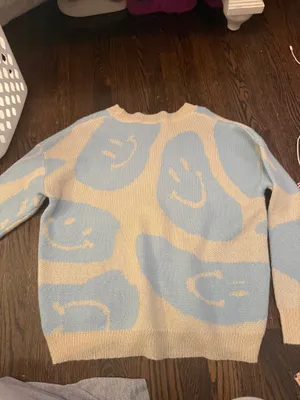altard state blue and cream sweater thumbnail 2