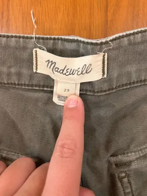 Madewell Green Cargo Pants!  thumbnail 2