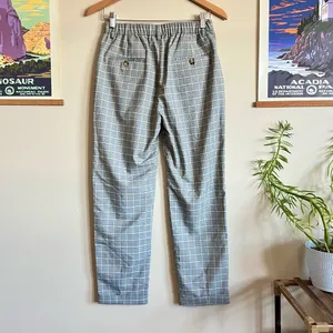 Vintage Inspired Plaid Brownie Womens Old Money Preppy Modern Indie Size S/M EUC thumbnail 2