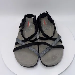Merrell Terran Ari Lattice Sandals Black Strappy Hiking Outdoor Womens 8 J55318 thumbnail 3