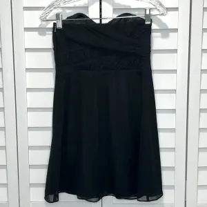 Imperfect‎ NWT hoco dress Express black sweetheart neckline flowy mesh 0 classic thumbnail 2