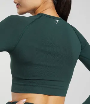 Gymshark Long Sleeve Vital Crop Top thumbnail 3