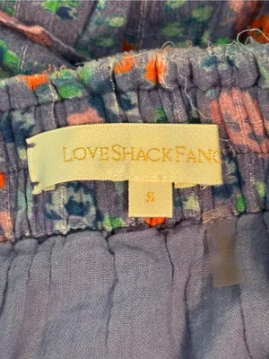 LoveShackFancy Ruffle Mini Skirt in Summer Blues thumbnail 4