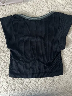 Black Ribbed Urban Outfitters Top thumbnail 2