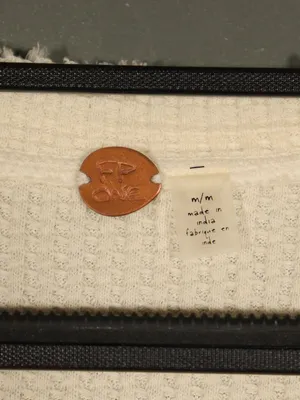 NWT Free People Long Sleeve V Neck Henley in Ivory Size Medium thumbnail 5