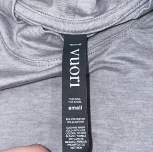 Vuori grey cropped long sleeve  thumbnail 2